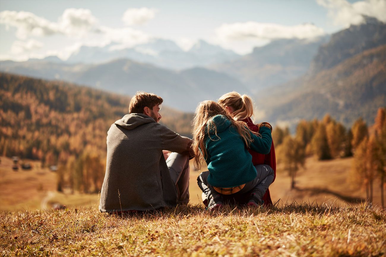 goldener herbst in den dolomiten